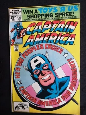 Buy  Captain America 250  Marvel Comics Collectors Item Superheroes  • 4£