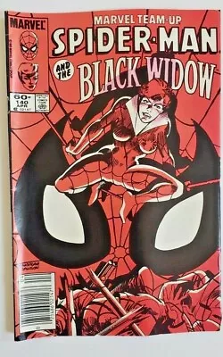 Buy Marvel Comics Team-Up Spiderman Black Widow Volume 1 No.140 April 1984 VF 7.0 • 6.37£
