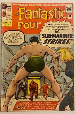 Buy Fantastic Four #14 (1963)  Sub-Mariner VG+ • 180£