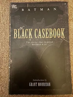 Buy Batman: The Black Casebook / DC Comics 2009 1st Printing Trade Paperback TPB • 40£