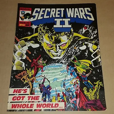 Buy Marvel Super Heroes Secret Wars Ii #45 10th May 1986 British Weekly ^ • 6.99£