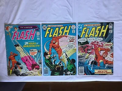 Buy Flash LOT 206 Neal Adams Cover/245 *1st App Floronic Man/287 *1st App Dr.Alchemy • 13.99£