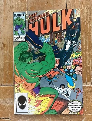 Buy Incredible Hulk 300 NM- (1984) Double-Size Anniv Issue. Black Costume Spider-Man • 9.99£