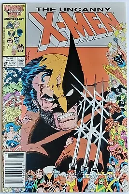 Buy Uncanny X-Men #211 (1986) Key Marvel 25th Anniversary Border, 1st Full Marauders • 13.41£