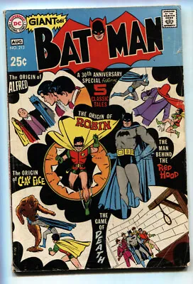 Buy BATMAN #213--GIANT--ORIGIN ROBIN--comic Book--VG • 43.55£