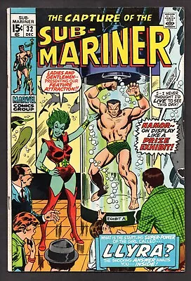 Buy Sub-Mariner #32 4.5 VG+ 1st App. Of Llyra Marvel Comics 1970 Bronze Age • 43.82£