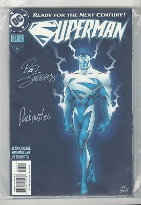 Buy Superman #123 5/97 Ready For The Next Century Signed Dan Jurgens Joe Rubinstein • 191.20£