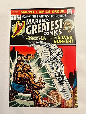 Buy Marvel's Greatest Comics #42 Fantastic Four #72 Jack Kirby Cover & Art 1973 • 47.42£