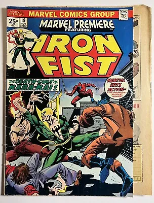 Buy Marvel Premiere 19 Mark Jewelers 1st Colleen Wing Hulk 181 Ad 1974 Iron Fist VG • 32.14£