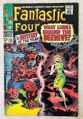 Buy Fantastic Four #66 What Lurks Behind The Beehive! • 40£
