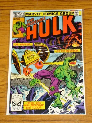 Buy Incredible Hulk #260 Vol1 Marvel Comics June 1981 • 9.99£