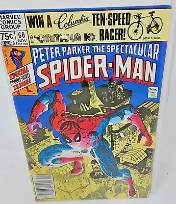 Buy Spectacular Spider-man #60 Frank Miller Cover Double-size *1981* Newsstand 8.0 • 7.14£