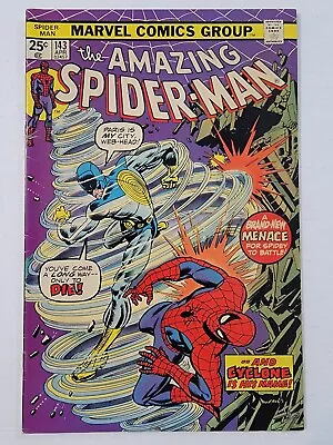 Buy Amazing Spider-Man #143 FN+ 1st App. Cyclone, Mary Jane Kiss 1974 John Romita Sr • 24.12£