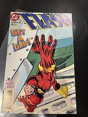 Buy Flash #91 (DC Comics 1994) 1st Cameo App Impulse Key Issue • 5.80£