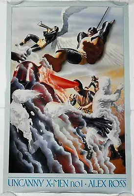 Buy UNCANNY X-MEN #1 Alex Ross Poster Marvel Comic Jack Kirby Art 1995 NeverHung 183 • 55.67£