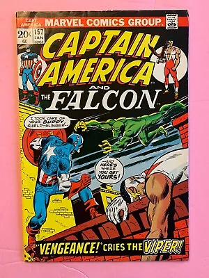 Buy Captain America #157 - Jan 1973 - Vol.1 - Minor Key             (7537) • 8.92£