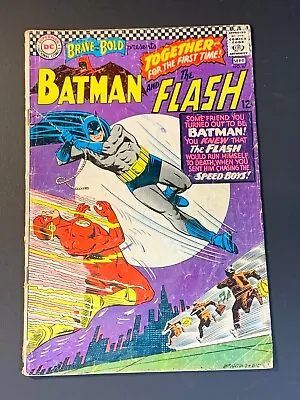 Buy Brave And The Bold 67 🔥1966 Batman & Flash Team Up🔥Silver Age Comic🔥3.0 • 16.06£