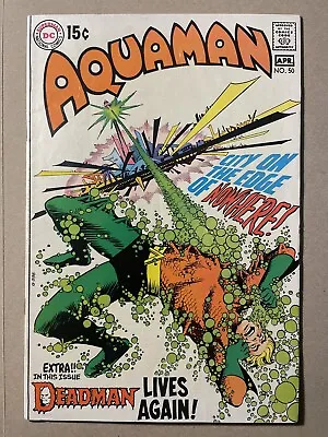 Buy Aquaman #50 - 1970. ‘Deadman’ Back-up Story Written By Neal Adams. • 31.55£