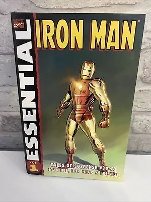 Buy Essential Iron Man Vol 1 Marvel Comics Paperback 2005 39-72 Tales Of Suspense • 14.99£