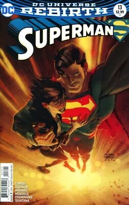 Buy SUPERMAN ISSUE 13 - FIRST 1st PRINT ROBINSON VARIANT - REBIRTH DC COMICS 2017 • 6.50£