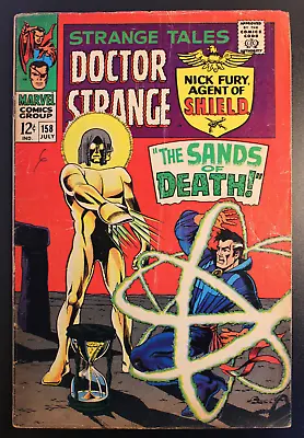 Buy Strange Tales #158 Marvel Comics 1967 Dr. Strange 1st Living Tribunal - VG Minus • 80£