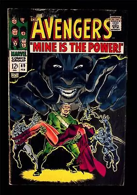 Buy Avengers #49 Feb 1968 1st Typhon App! Magneto, Scarlet Witch! Marvel Comics KEY • 19.76£