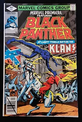 Buy MARVEL PREMIERE #52 (1980) Black Panther Vs Klan!  Epic Cover And Story! • 15.04£