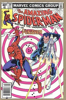 Buy Amazing Spider-Man 201 (VF/NM) Punisher! Marv Wolfman 1980 Marvel Comics W097 • 60.66£