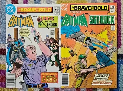 Buy DC Comics Brave & The Bold Batman Bronze Age 1980/82 #189 #162 Jim Aparo Art • 9.99£