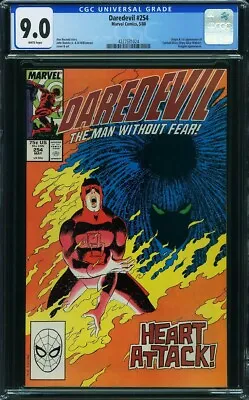 Buy Daredevil 254 Cgc 9.0 White Pages 1st Typhoid Mary Kingpin App Marvel 1988  C1 • 55.40£