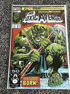 Buy The Toxic Avenger #1 -  1991 Marvel Comics First Comic Appearance  • 23.99£