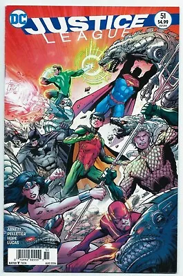 Buy  DC Comics Justice League Issue #51 Rare Newsstand Variant Edition  2016, Abnett • 13.45£