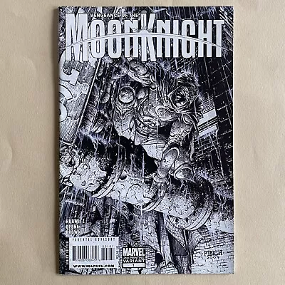 Buy Vengeance Of The Moon Knight #1 (2nd Print Sketch Variant Finch Cover, 2009) • 30£