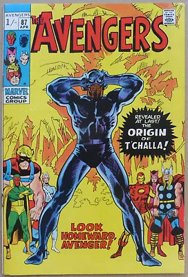 Buy The Avengers #87, Origin Of  T'challa  (the  Black Panther ) High Grade Key!!  • 210£