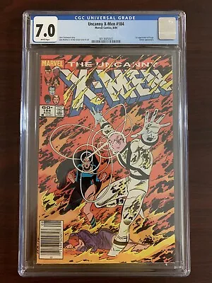 Buy CGC 7.0 Uncanny X-Men 184 First Forge Newsstand White Pages  • 39.42£