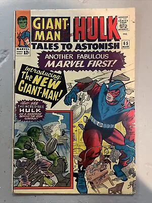 Buy Tales To Astonish #65 (1965)🔑 New Giant-Man Costume, Stan Lee/Jack Kirby • 21.77£