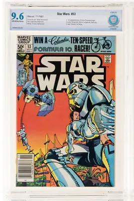 Buy Star Wars #53 NEWSSTAND CBCS 9.6 1981 OWWhite Pages Darth Vader Obi-Wan Not CGC • 61.67£