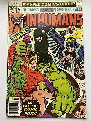 Buy THE INHUMANS #12 Marvel Comics Cents 1977 VF/NM • 24.95£