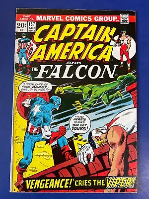 Buy Captain America #157 Comic Book 1973 Marvel FN • 11.89£