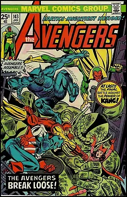 Buy Avengers (1963 Series) #143 VG/F Condition • Marvel Comics • January 1976 • 5.59£