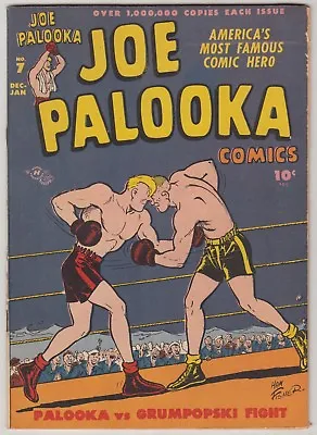 Buy Joe Palooka Comics #7, Harvey 1946-1947, Vf/vf+ Condition, 1st Flyin' Fool • 94.60£