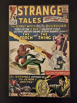 Buy Strange Tales #128 Early Scarlet Witch And Quiksilver Sharp Book! • 55.34£