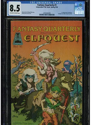 Buy Fantasy Quarterly #1 Cgc 8.5 1st Elfquest Appearance 1978 Dave Sim Backup Story • 335.68£