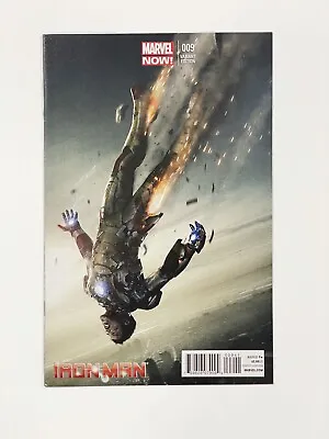 Buy Marvel Iron Man #9 NM Robert Downey Jr. Movie Variant 2013 Raw Comic • 36£
