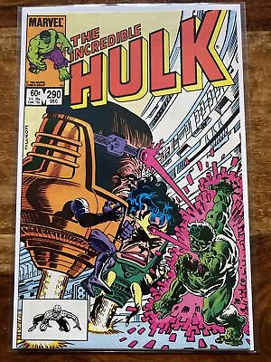 Buy Incredible Hulk 290. 1983. Features Abomination & M.O.D.O.K. Key Issue. VFN- • 2.99£