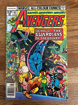 Buy Avengers 167. Enter The Guardians Of The Galaxy, And The Menace Called Korvac. • 9£