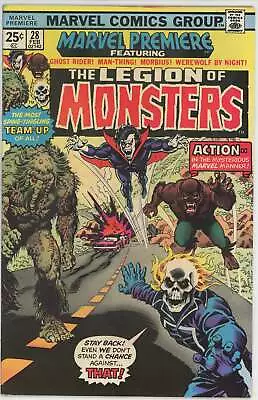Buy Marvel Premiere #28 (1972) - 6.0 FN *1st Appearance Legion Of Monsters* • 134.34£