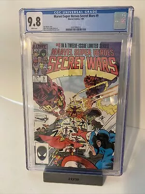 Buy Marvel Super Heroes Secret Wars #9 CGC 9.8  Direct Edition 1984 • 86.82£