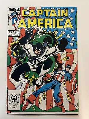 Buy Captain America #312 1st Appearance Of Flag Smasher NM/VF Marvel 1985 HOT KEY!! • 11.98£