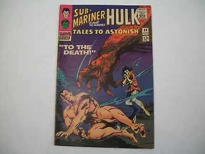 Buy Tales To Astonish #80 (1966) Sub-Mariner And Hulk FN- 5.5 • 18.12£